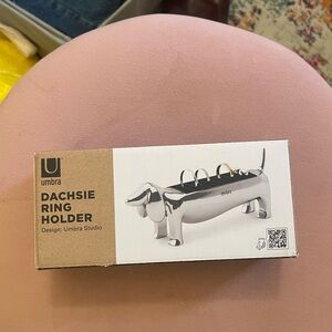 Umbra Chrome Dachshund Ring Organizer
